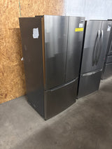33 in. 20 cu. ft. Counter-Depth French Door Refrigerator in Stainless Steel Look with CrispSeal crispers