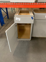 Westfield Dusk Gray Shaker Stock Assembled Base Kitchen Cabinet (18 in. W x 23.75 in. D x 35 in.)