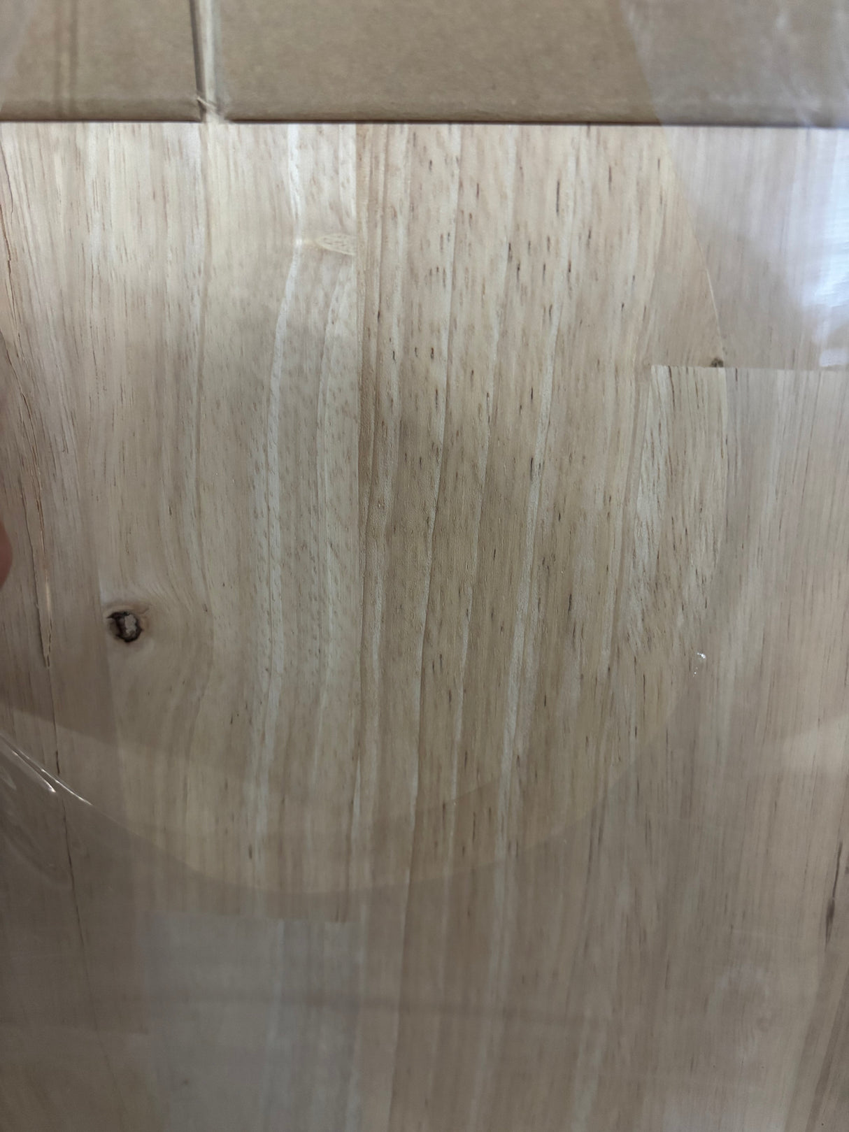 4 ft. L x 25 in. D Unfinished Hevea Solid Wood Butcher Block Countertop With Square Edge