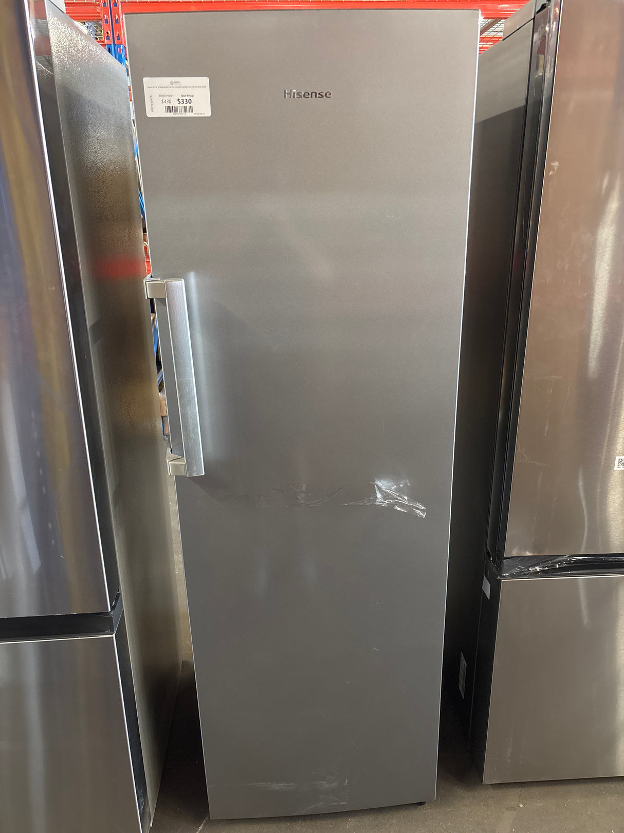 Hisense 10.2 cu. ft. Garage Ready Frost Free Convertible Upright Freezer with Seal Break Handle