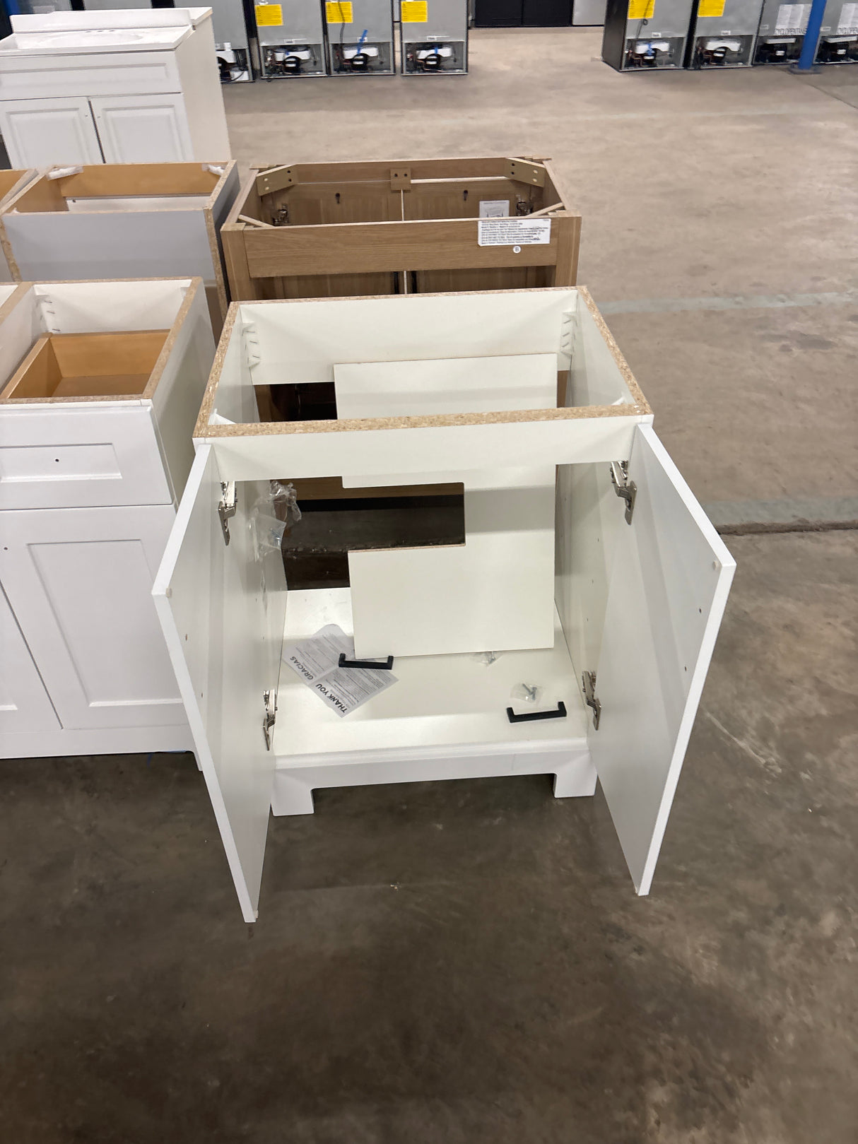 Oakley 25 in. Single Sink White Bath Vanity without Top