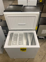 7.0 cu. ft. Manual Defrost Chest Freezer with LED Light in White Garage Ready