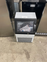 15.28 in. 80 lbs. Per Day Full Size Cubes Freestanding Built-in Ice Maker with 22 lbs. Storage in Stainless Steel Silver