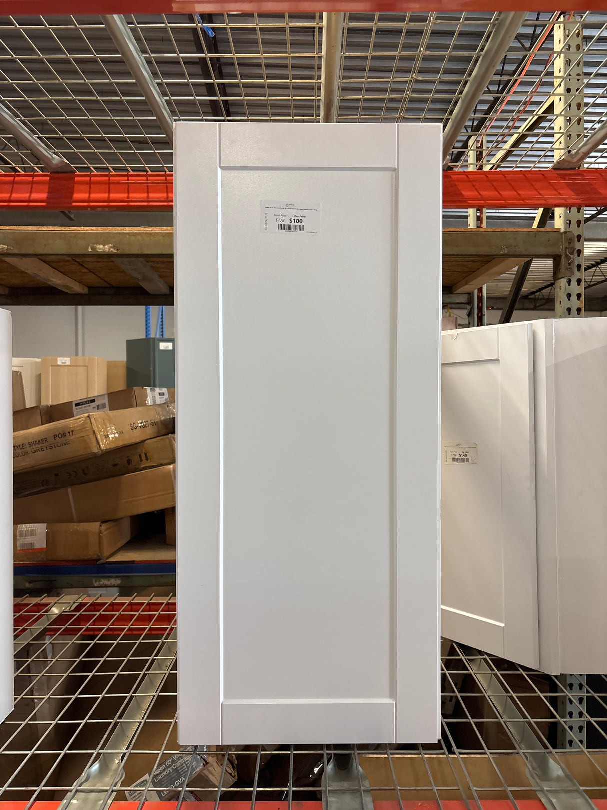 Shaker 18 in. W x 12 in. D x 42 in. H Assembled Wall Kitchen Cabinet in Satin White