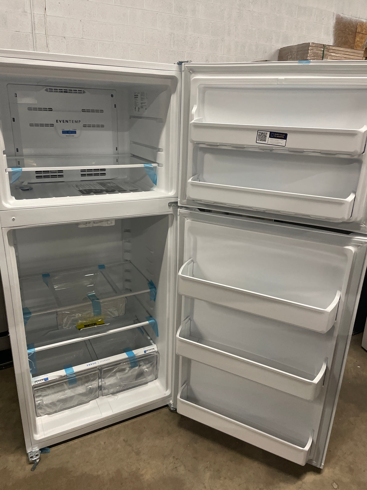30 in. 18.3 cu. ft. Top Freezer Refrigerator, Garage Ready