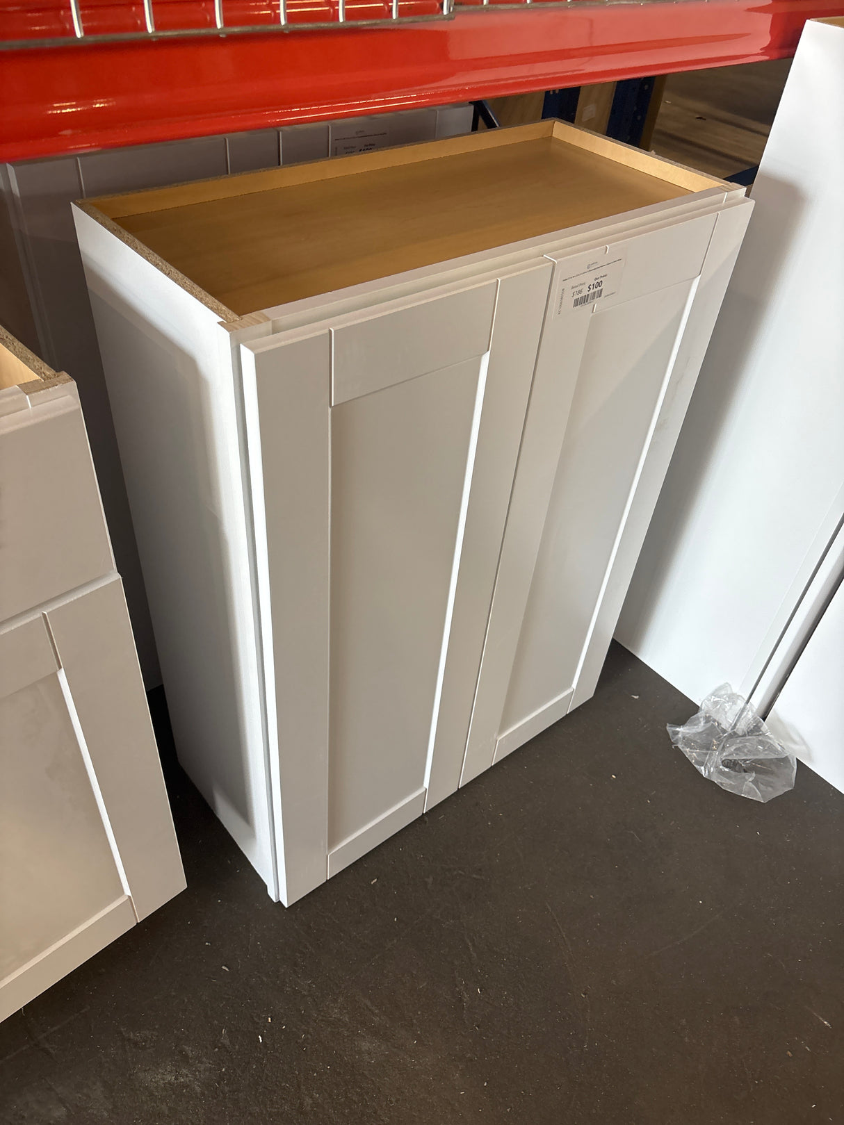 Shaker 27 in. W x 12 in. D x 36 in. H Assembled Wall Kitchen Cabinet in Satin White