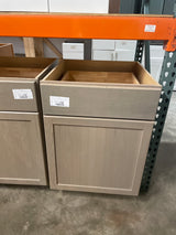 Sinclair 24 in. W x 24 in. D x 34.5 in. H Assembled Base Kitchen Cabinet in Shaker Light Oak