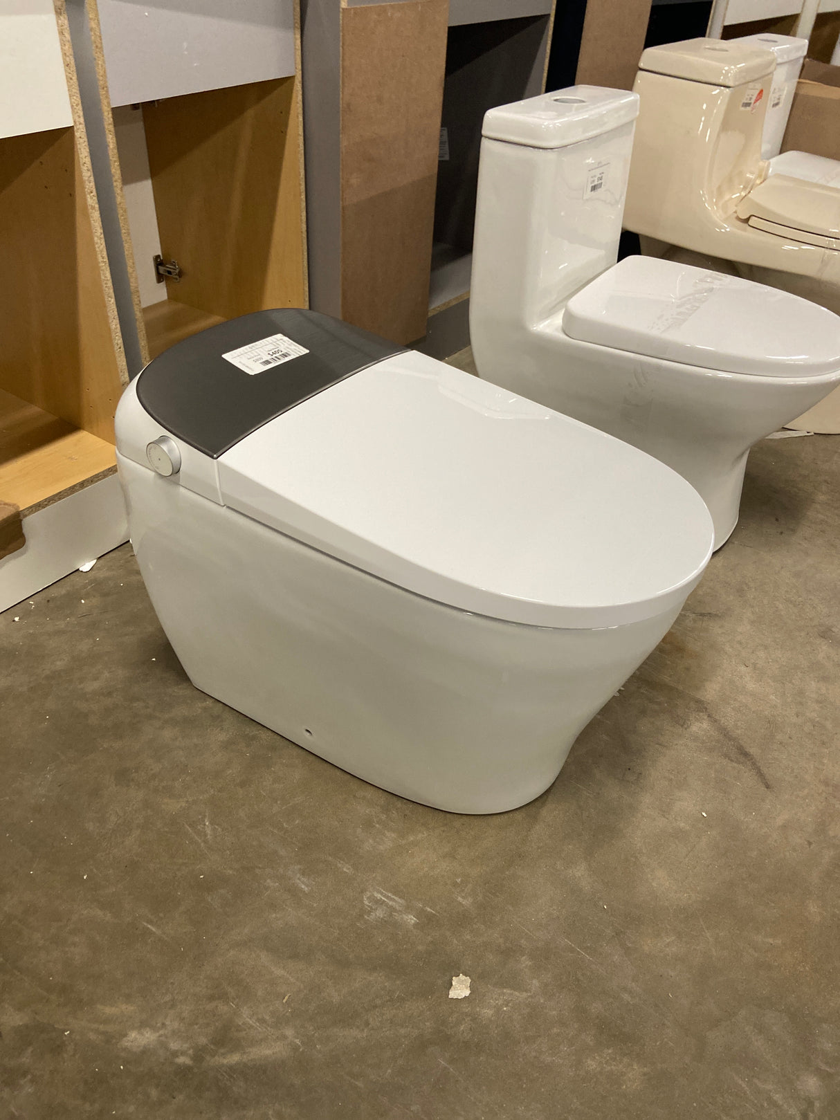 Tankless Elongated Smart Toilet Bidet in White with Auto Flush, Heated Seat, Warm Air Dryer, Bubble Infusion Wash