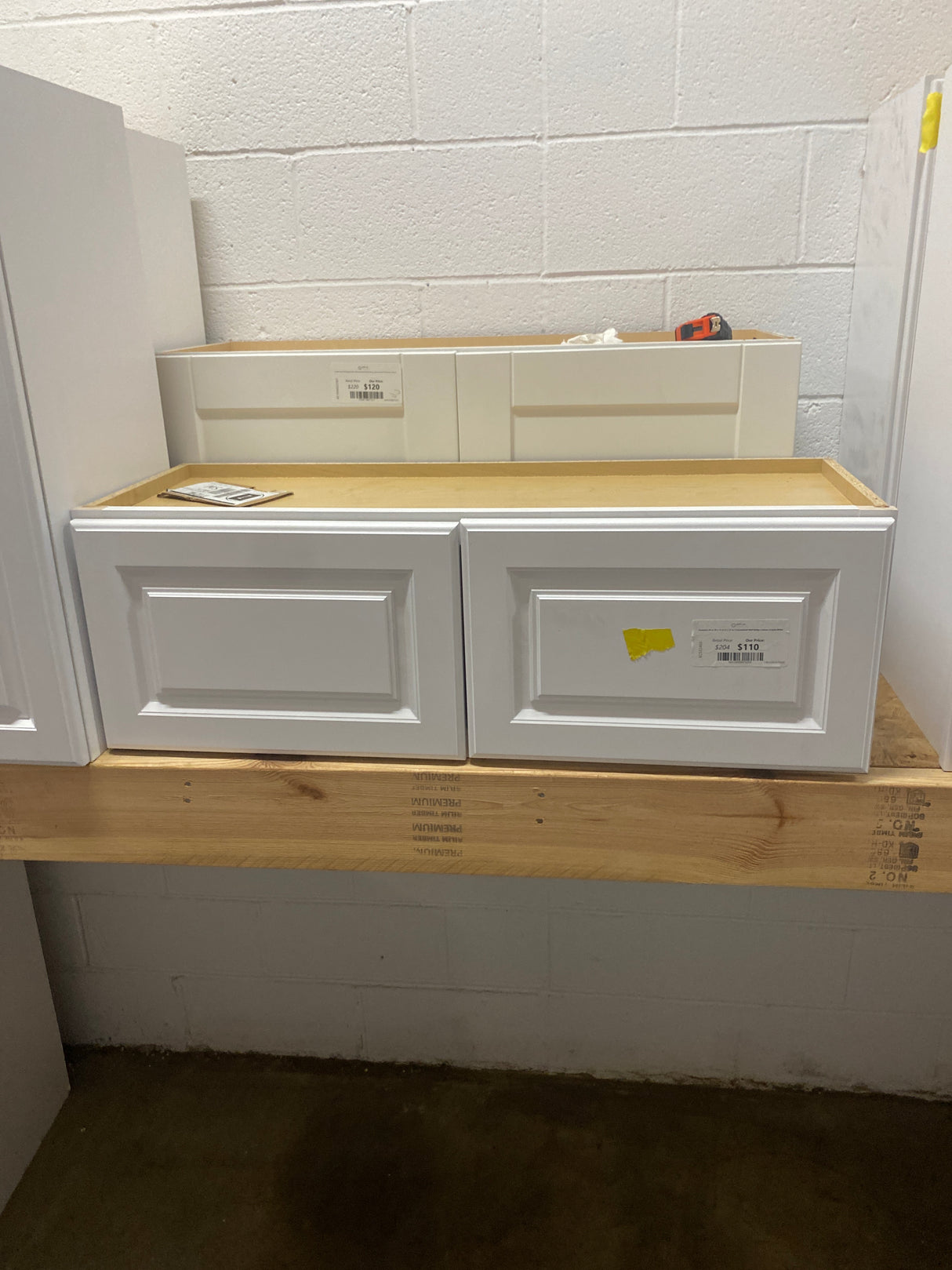 Hampton 36 in. W x 12 in. D x 12 in. H Assembled Wall Bridge Cabinet in Satin White