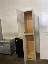 Shaker Assembled 18x96x24 in. Pantry Kitchen Cabinet in Dove Gray