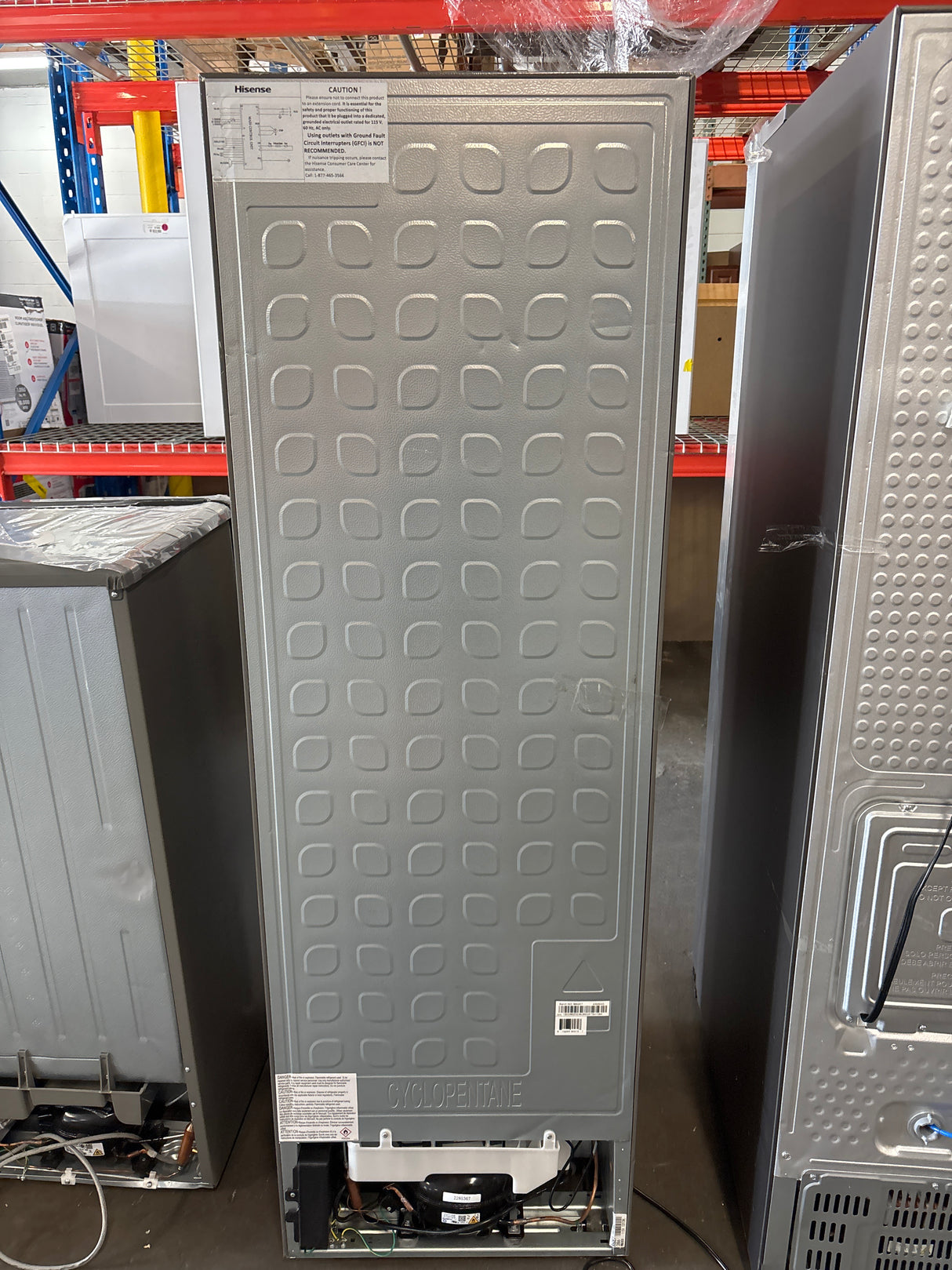 Hisense 10.2 cu. ft. Garage Ready Frost Free Convertible Upright Freezer with Seal Break Handle