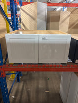 Courtland 36 in. W x 24 in. D x 18 in. H Assembled Shaker Wall Bridge Kitchen Cabinet in Polar White