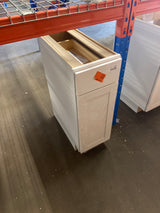 Westfield Feather White Shaker Stock Assembled Base Kitchen Cabinet (12 in. W x 23.75 in. D x 35 in. H)