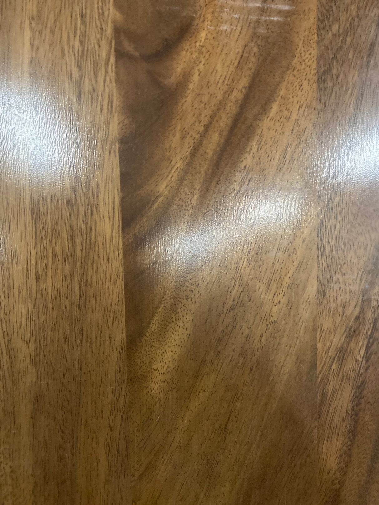 6 ft. L x 25 in. D Finished Saman Solid Wood Butcher Block Countertop With Live Edge