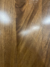 6 ft. L x 25 in. D Finished Saman Solid Wood Butcher Block Countertop With Live Edge