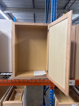 24 in. W x 12 in. D x 36 in. H Assembled Wall Kitchen Cabinet in Unfinished with Recessed Panel