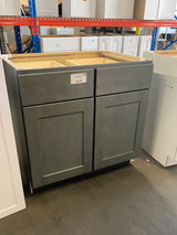 36x24x34.5 Kitchen Cabinet in Distressed Gray