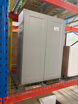 Shaker 30 in. W x 12 in. D x 42 in. H Assembled Wall Kitchen Cabinet in Dove Gray