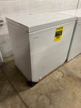 7.0 cu. ft. Manual Defrost Chest Freezer with LED Light in White Garage Ready
