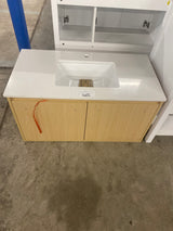 Madison Avenue Vanity 2Dr 36x18x33.5 VW top in Maple