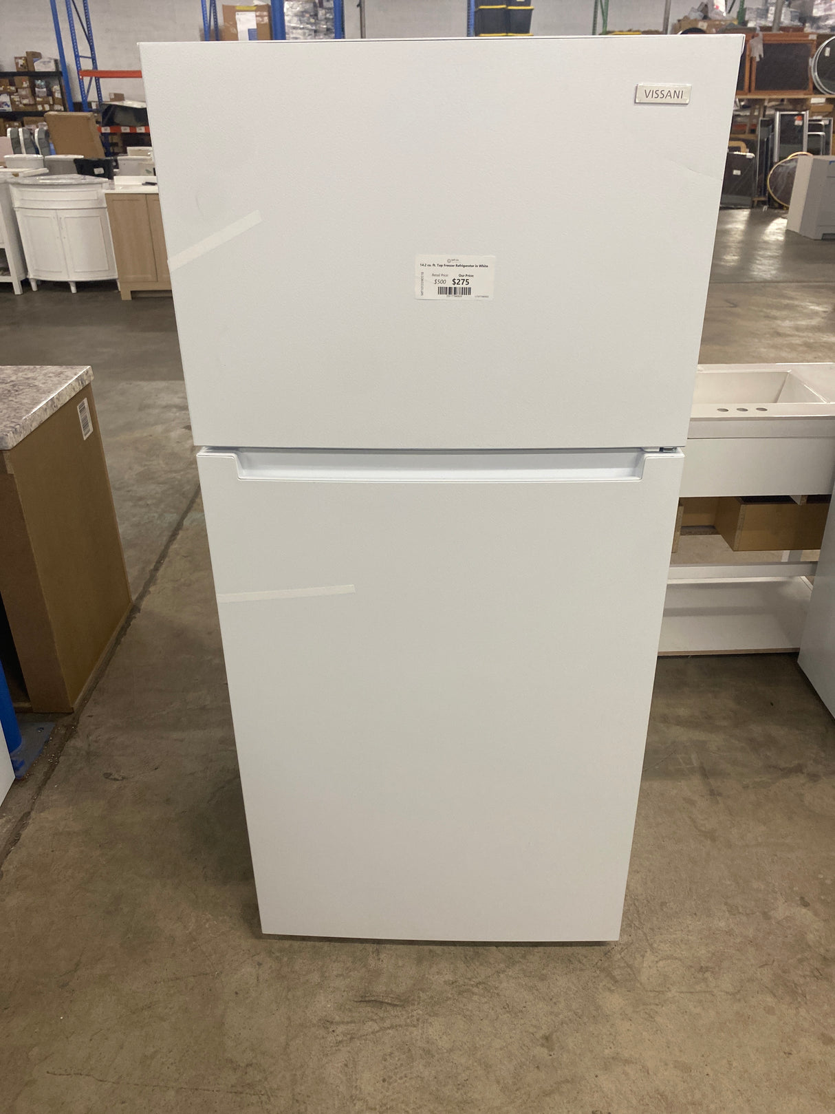 14.2 cu. ft. Top Freezer Refrigerator in White