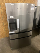 36 in. 26 cu. ft. Standard-Depth 4-Door French Door Refrigerator in Fingerprint-Resistant Stainless Steel Look