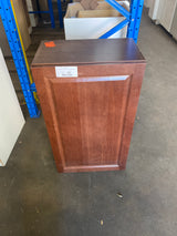 Benton Assembled 21x36x12 in. Wall Cabinet in Amber