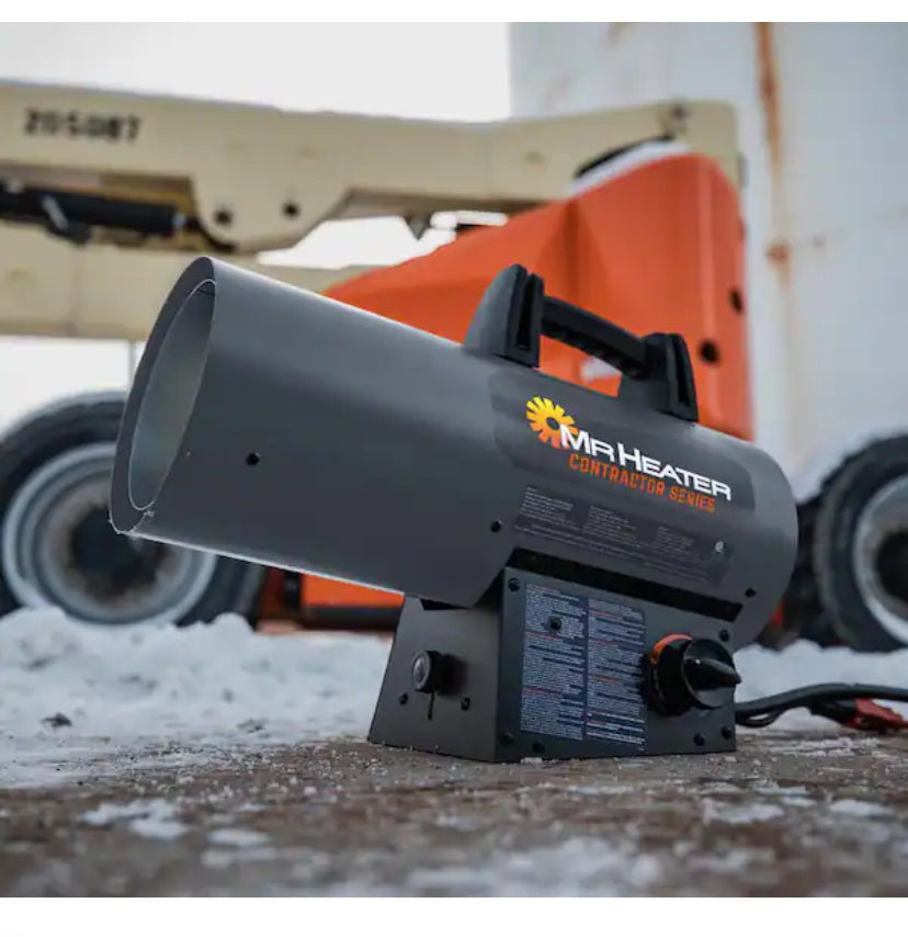 Contractor Series 60,000 BTU Forced Air Propane Indoor/Outdoor Space Heater with 10 ft. Hose and Regulator