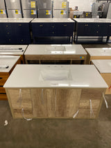 Sterling Collection Vanity 2dr 6dw 48''W x 22''D x 33.5''H in Natural Oak