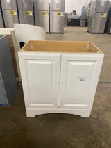 31 in. W x 19 in. D x 35 in. H Single Sink Freestanding Bath Vanity in White without Top