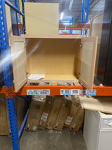 Recessed Panel 30 in. W x 12 in. D x 24 in. H Assembled Wall Bridge Cabinet in Unfinished