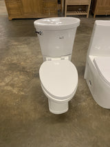 Cadet 3 Decor Tall Height 2-Piece 1.28 GPF Single Flush Elongated Toilet with Seat in White, Seat Included