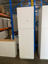 Cambridge White Plywood Shaker Assembled Pantry Cabinet with Adjustable Shelves & Soft Close Doors (84x24x24.5 in.)