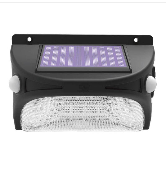 4.44-Watt Equivalent Integrated LED Black Color Changing Solar Motion Sensing Area Light