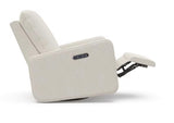 Teddi Dune Basketweave Power Recliner Swivel Glider with USB