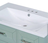 30 in. W x 18 in. D White Ceramic Top