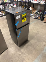 4.5 cu. ft. 2-Door Mini Refrigerator in Platinum Steel with Freezer