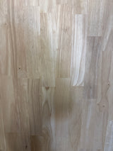 8 ft. L x 25 in. D Unfinished Hevea Solid Wood Butcher Block Countertop With Square Edge