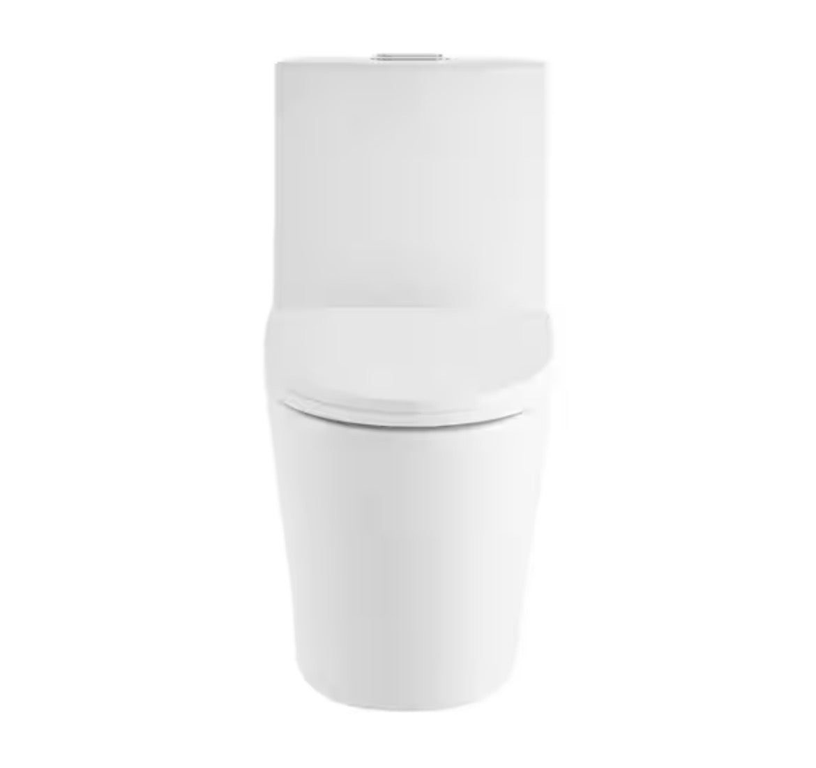 St. Tropez 1-Piece 10 in. Rough-In 1.1/1.6 GPF Dual Top Vortex Flush Elongated Toilet in Matte White