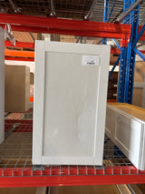 Westfield Feather White Shaker Stock Assembled Wall Kitchen Cabinet (18 in. W x 12 in. D x 30 in. H)