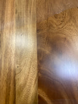 6 ft. L x 25 in. D Finished Saman Solid Wood Butcher Block Countertop With Live Edge
