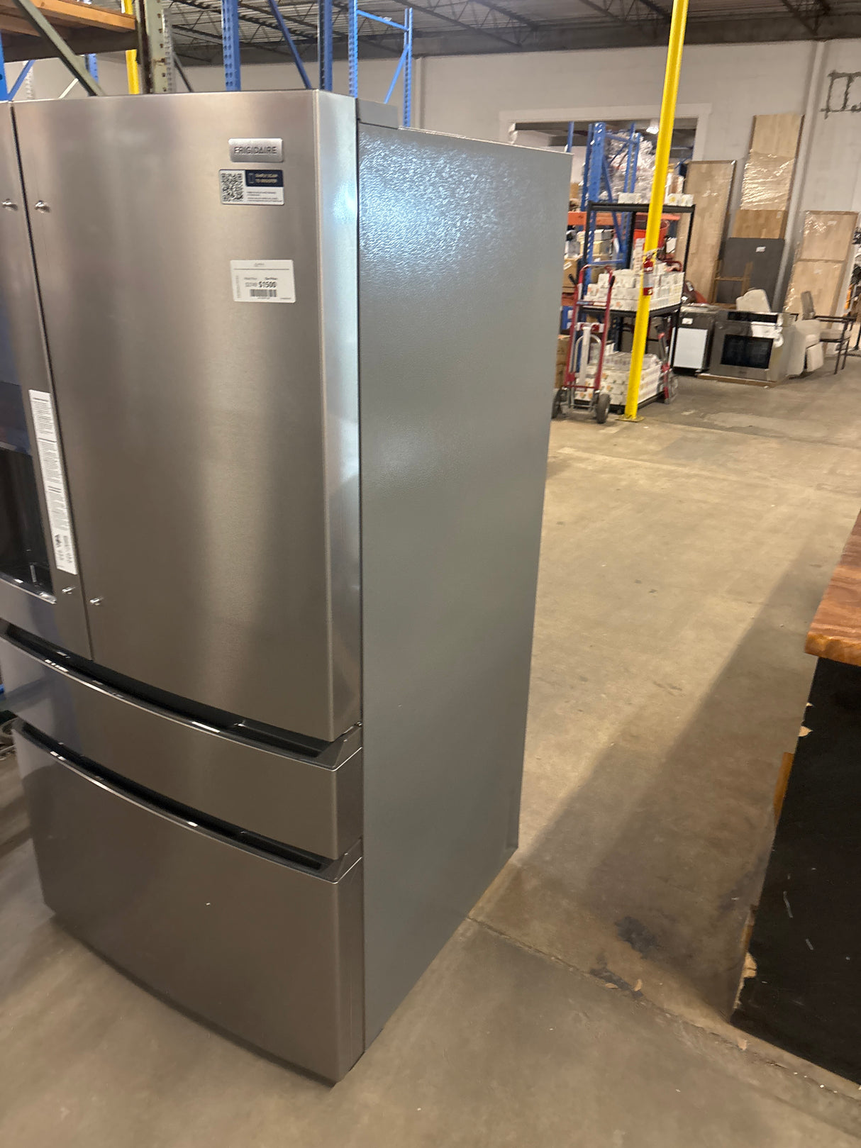 36 in. 26 cu. ft. Standard-Depth 4-Door French Door Refrigerator in Fingerprint-Resistant Stainless Steel Look