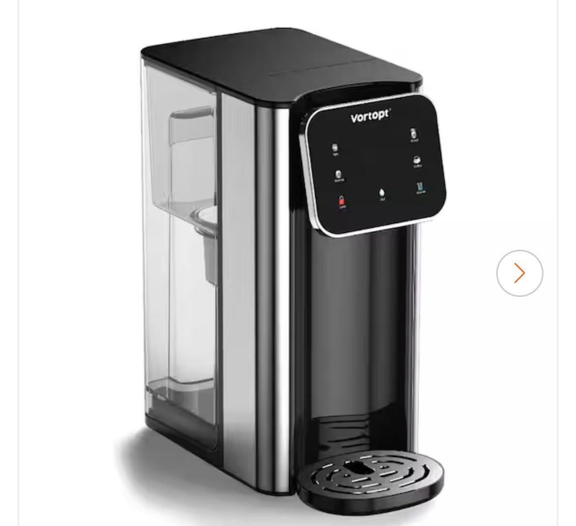 Countertop Instant Hot Water Dispenser, NSF Certified, 1 Gal., 4-Temps, 3-Adjustable Water Output Levels