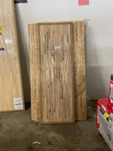 6 ft. L x 25 in. D Unfinished Birch Solid Wood Butcher Block Countertop With Eased Edge