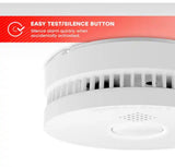 9-Volt Battery Operated Smoke Detector with Photoelectric Sensor