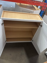 Courtland Polar White Finish Laminate Shaker Stock Assembled Wall Kitchen Cabinet 36 in. x 36 in. x 12 in.