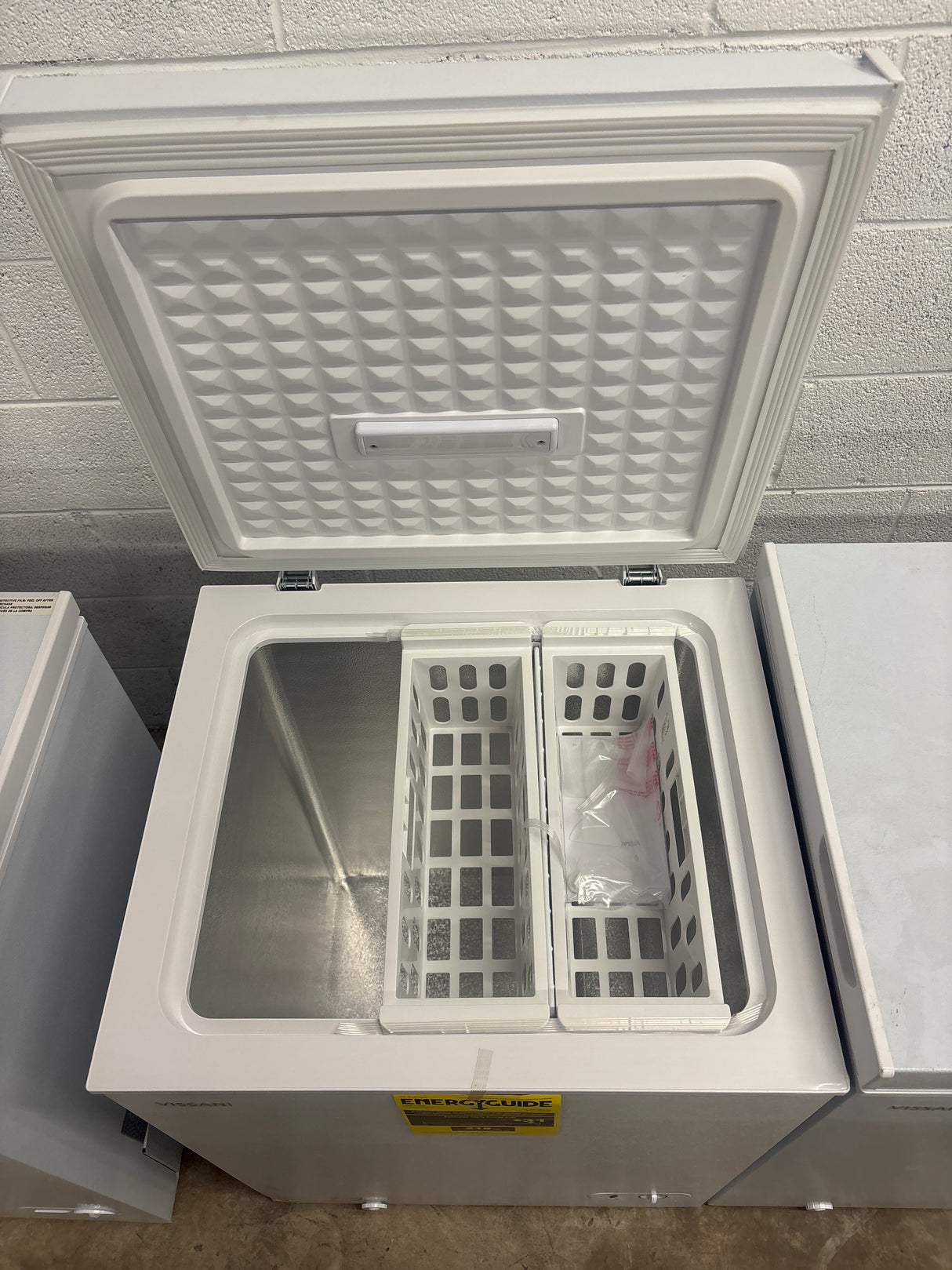 5.0 cu. ft. Manual Defrost Chest Freezer with LED Light in White Garage Ready