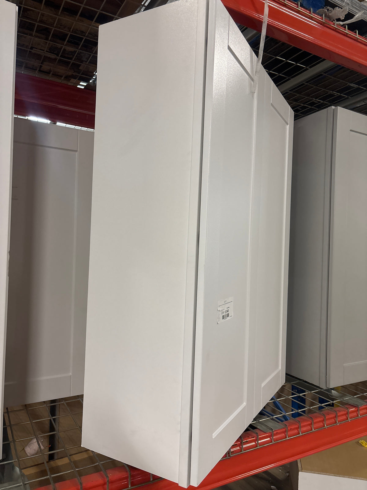 Shaker 30 in. W x 12 in. D x 42 in. H Assembled Wall Kitchen Cabinet in Satin White