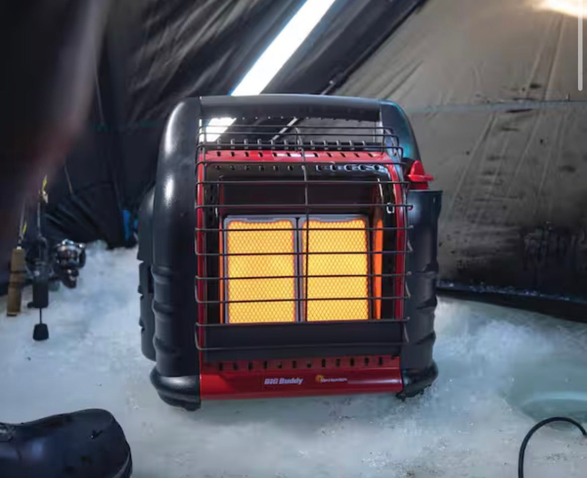18,000 BTU Portable Radiant Propane Indoor/Outdoor Big Buddy Pro Series Heater