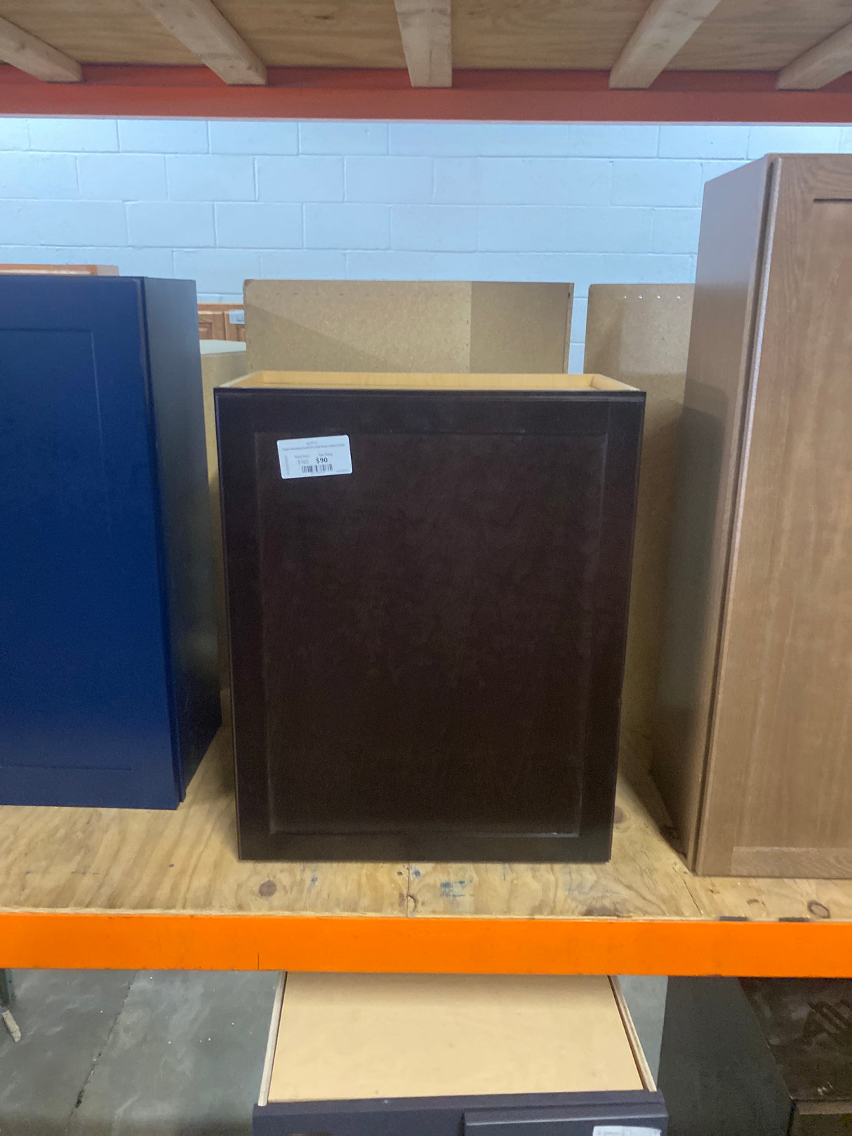Shaker Assembled 24x30x12 in. Wall Kitchen Cabinet in Java